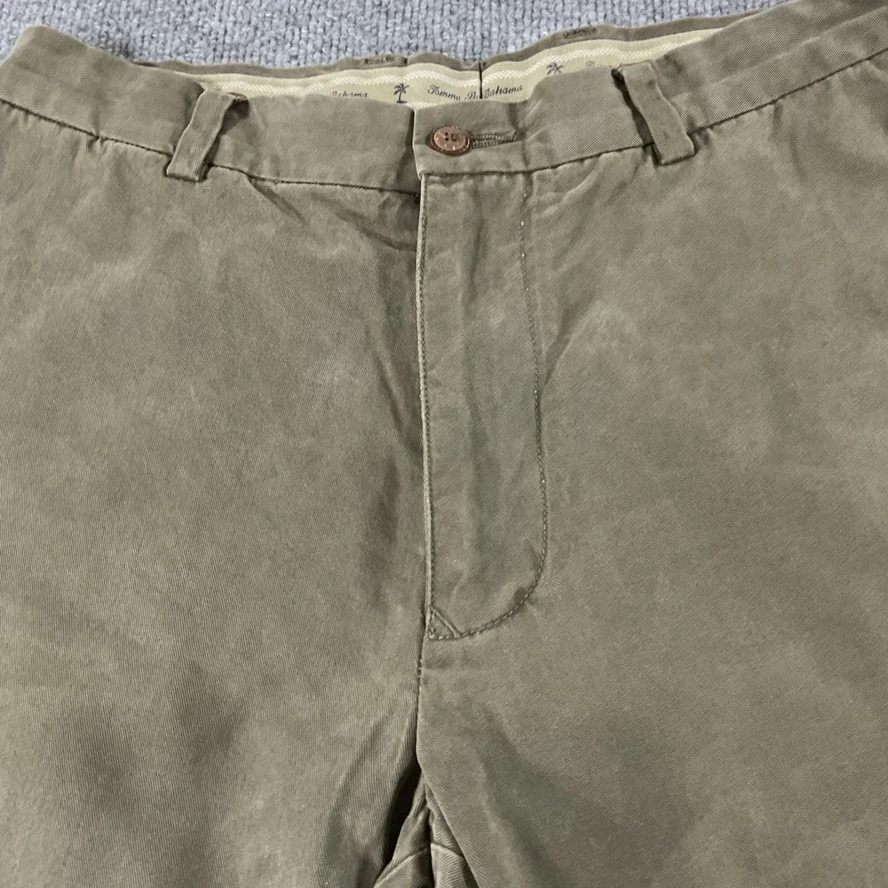 Tommy Bahama Relax Fit Dress Pants 32x32 Olive Green Tencel Lyocell Blend Made